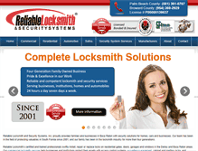 Tablet Screenshot of myreliablelocksmith.com